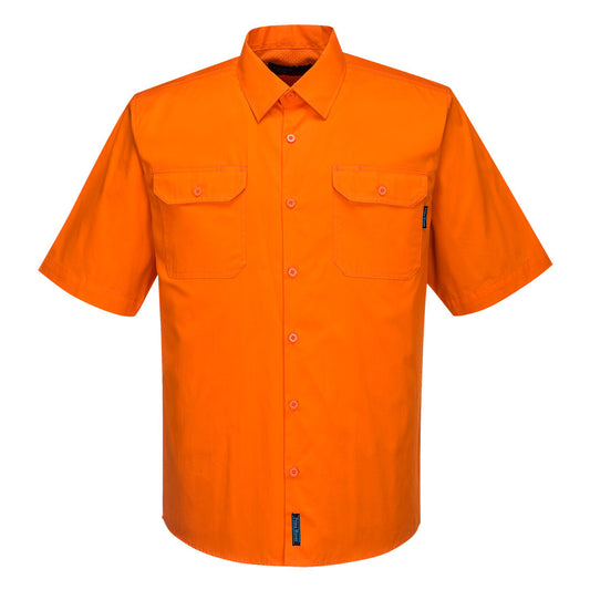 Portwest Hi-Vis Lightweight Short Sleeve Shirt (MS302)