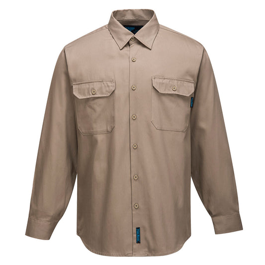 Portwest Adelaide Shirt, Long Sleeve, Regular Weight (MS903)