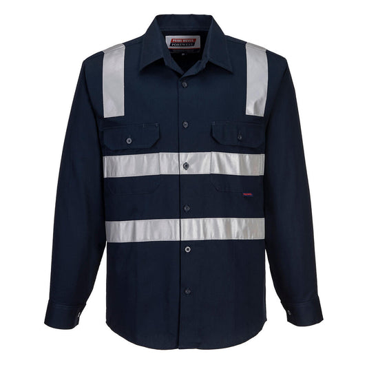 Portwest Brisbane Shirt, Long Sleeve, Regular Weight (MS908)
