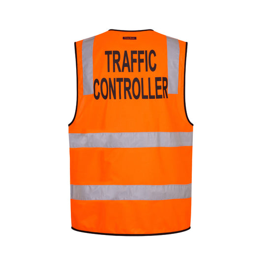 Portwest Traffic Controller Zip Vest D/N (MZ105)