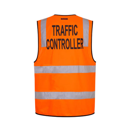 Portwest Traffic Controller Zip Vest D/N (MZ105)