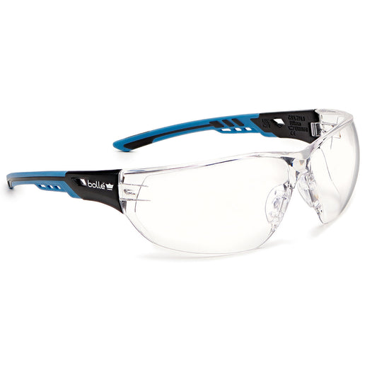 Bolle Safety Ness+ Small Clear safety glasses-(NESPSN10A)