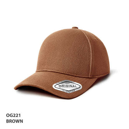 Grace Collection Seamless Front Premium Heavy Cotton Cap (OG221)