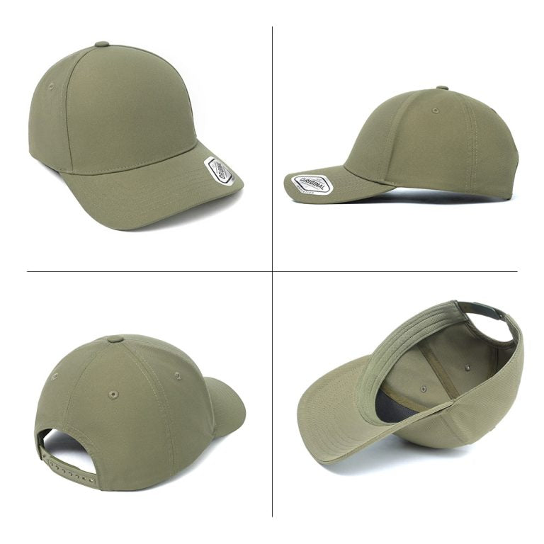 Grace Collection Seamless Front Double Knit Cap (OG233)