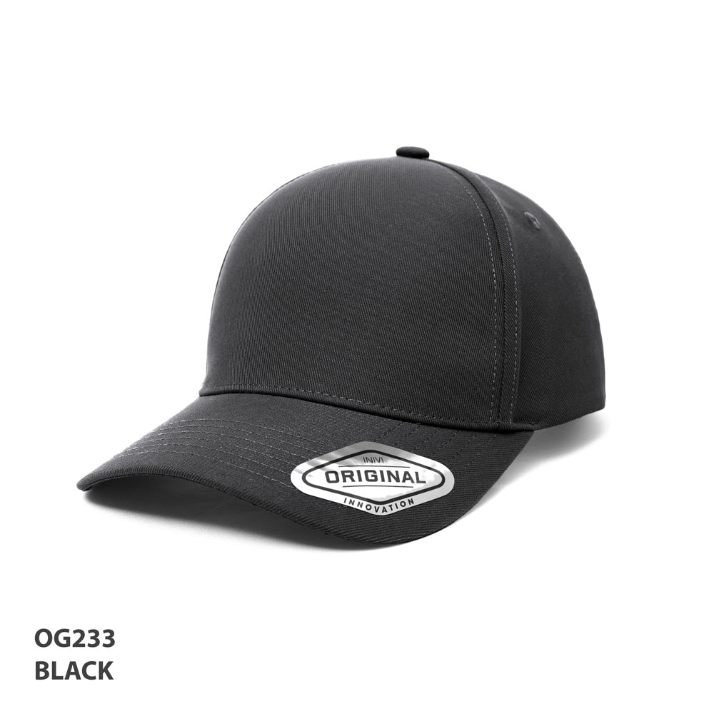 Grace Collection Seamless Front Double Knit Cap (OG233)