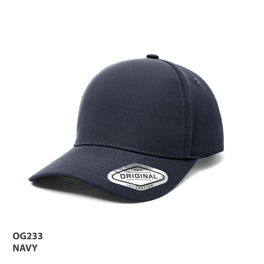 Grace Collection Seamless Front Double Knit Cap (OG233)