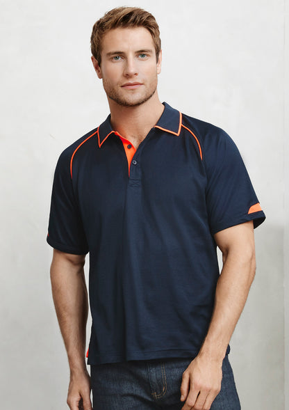Biz Collection Mens Fusion S/S Polo (P29012)
