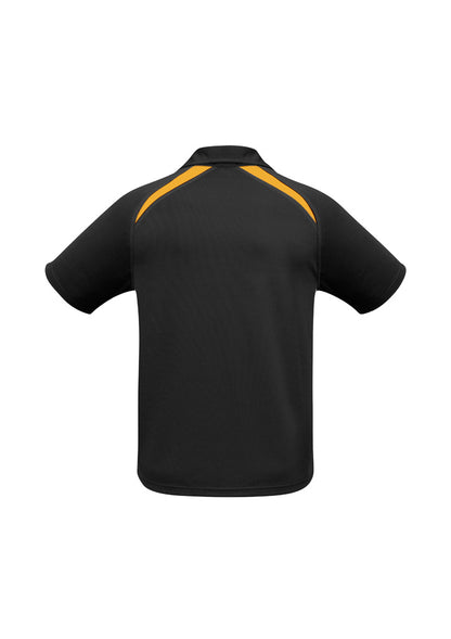 Biz Collection Mens Splice S/S Polo- (P7700)