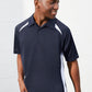 Biz Collection Mens Splice S/S Polo- (P7700)