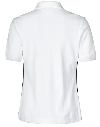 Winning Spirit Ladies' Pure Cotton Contrast Piping Short Sleeve Polo (PS26)