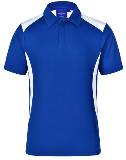 Winning Spirit Men's TrueDry® Contrast Short Sleeve Polo 2nd (4 colour)-(PS31)