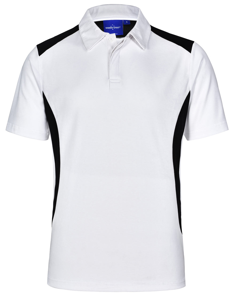 Winning Spirit Men's TrueDry® Contrast Short Sleeve Polo 2nd (4 colour)-(PS31)