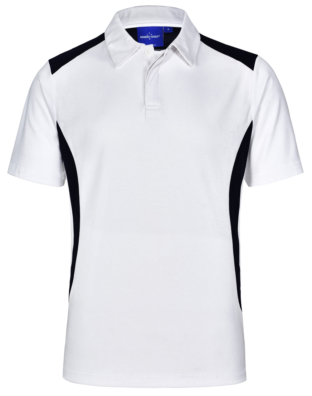 Winning Spirit Men's TrueDry® Contrast Short Sleeve Polo 2nd (4 colour)-(PS31)