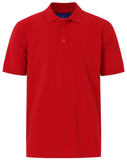 Winning Spirit Men's Cotton Stretch Short Sleeve Polo (PS55)