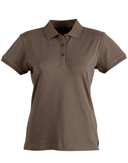 Winning Spirit Ladies' Cotton Stretch Pique Polo (PS56)