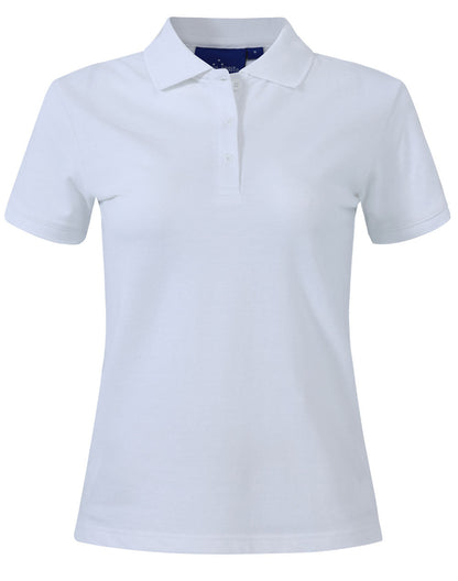 Winning Spirit Ladies' Cotton Stretch Pique Polo (PS56)