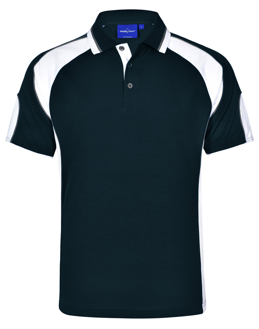 Winning Spirit Men's CoolDry® Contrast Polo with Sleeve Panels 2nd (7 Colour)-(PS61)