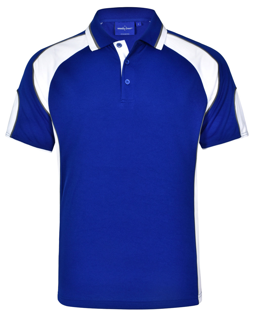 Winning Spirit Men's CoolDry® Contrast Polo with Sleeve Panels 2nd (7 Colour)-(PS61)