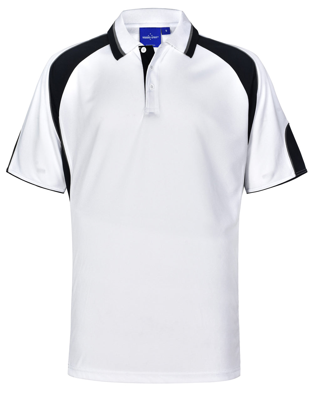 Winning Spirit Men's CoolDry® Contrast Polo with Sleeve Panels 2nd (7 Colour)-(PS61)