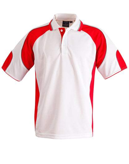 Winning Spirit Men's CoolDry® Contrast Polo with Sleeve Panels 2nd (7 Colour)-(PS61)