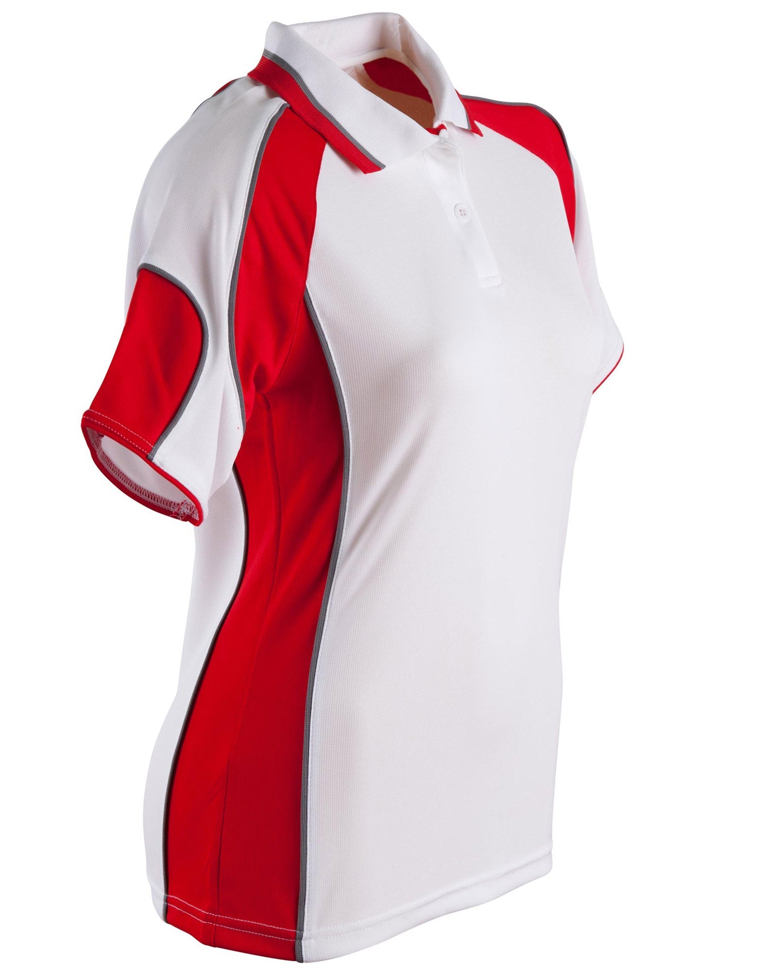Winning Spirit Ladies' CoolDry® Contrast Polo with Sleeve Panels 2n (7 Color)-(PS62)