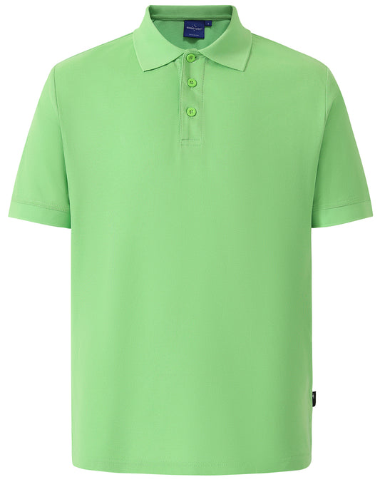 Winning Spirit Men's TrueDry Solid Colour Pique Polo (PS63)