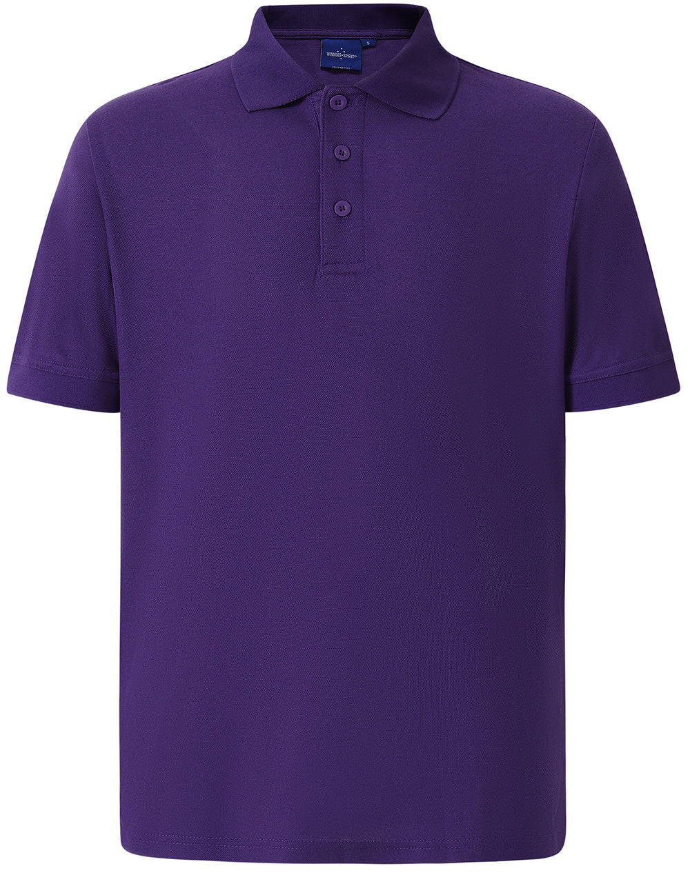 Winning Spirit Men's TrueDry Solid Colour Pique Polo (PS63)
