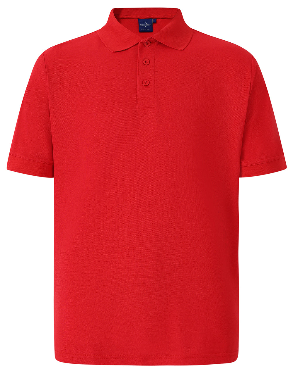 Winning Spirit Men's TrueDry Solid Colour Pique Polo (PS63)