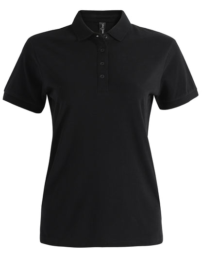Winning Spirit Ladies Ultrafine Cotton Pique Short Sleeve Polo (PS72)