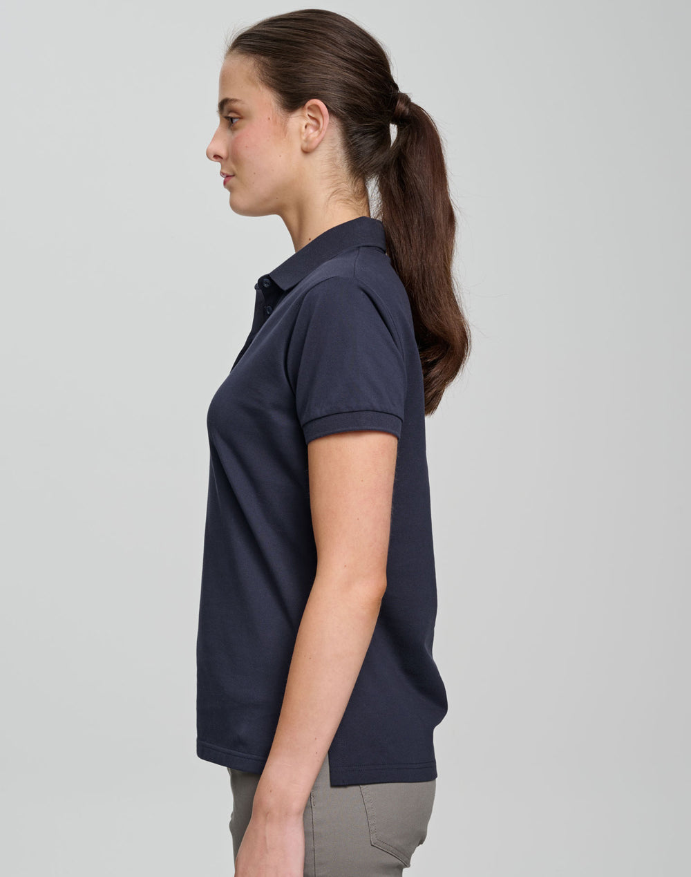 Winning Spirit Ladies Ultrafine Cotton Pique Short Sleeve Polo (PS72)