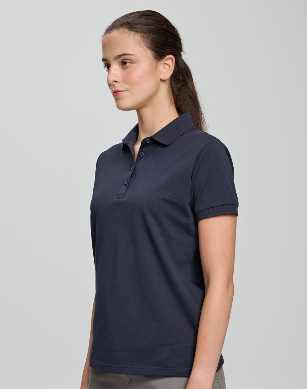 Winning Spirit Ladies Ultrafine Cotton Pique Short Sleeve Polo (PS72)