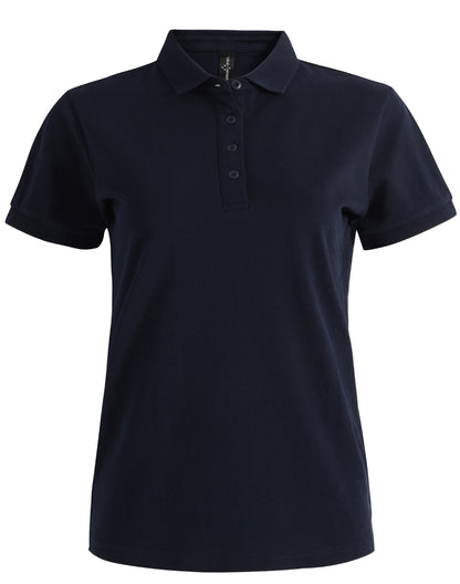 Winning Spirit Ladies Ultrafine Cotton Pique Short Sleeve Polo (PS72)