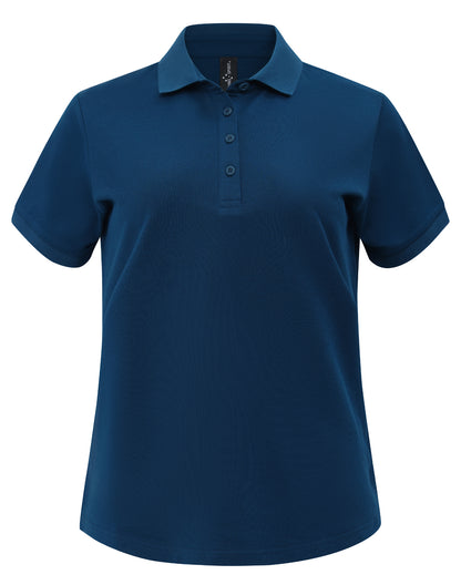 Winning Spirit Ladies Ultrafine Cotton Pique Short Sleeve Polo (PS72)