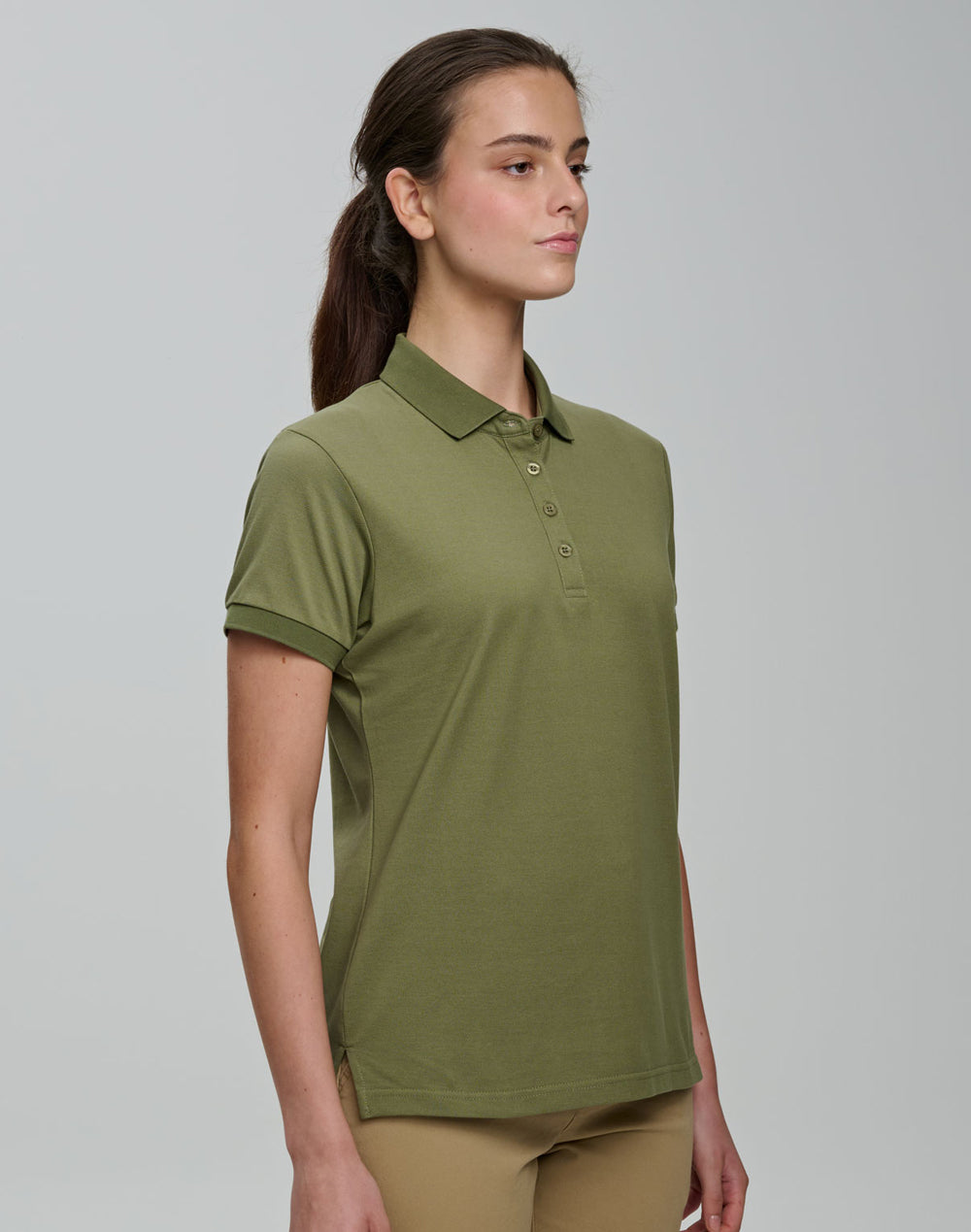 Winning Spirit Ladies Ultrafine Cotton Pique Short Sleeve Polo (PS72)