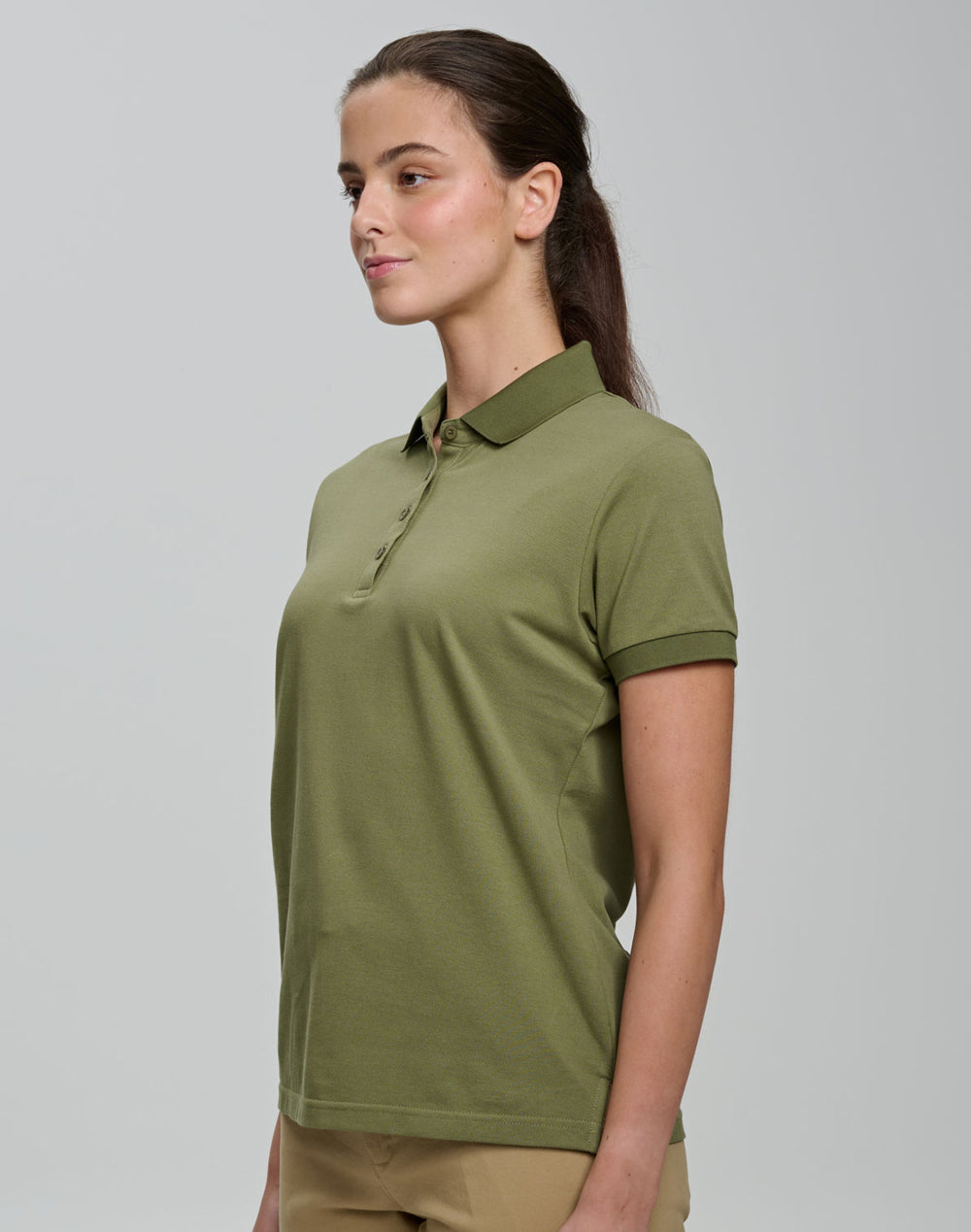Winning Spirit Ladies Ultrafine Cotton Pique Short Sleeve Polo (PS72)