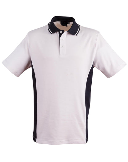 Winning Spirit Men's TrueDry® Contrast Short Sleeve Polo (2nd 3 Colours)-(PS73)