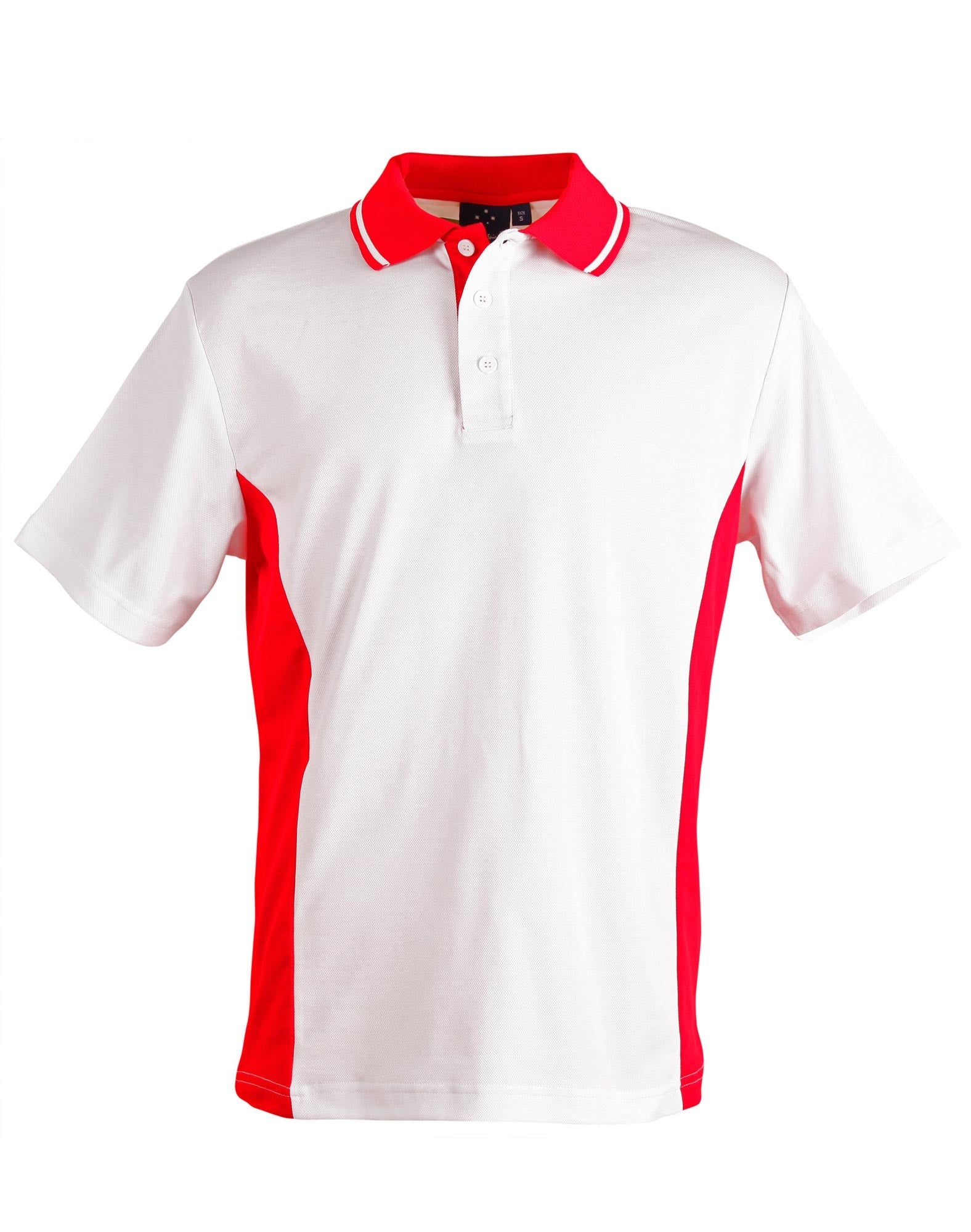Winning Spirit Men's TrueDry® Contrast Short Sleeve Polo (2nd 3 Colours)-(PS73)