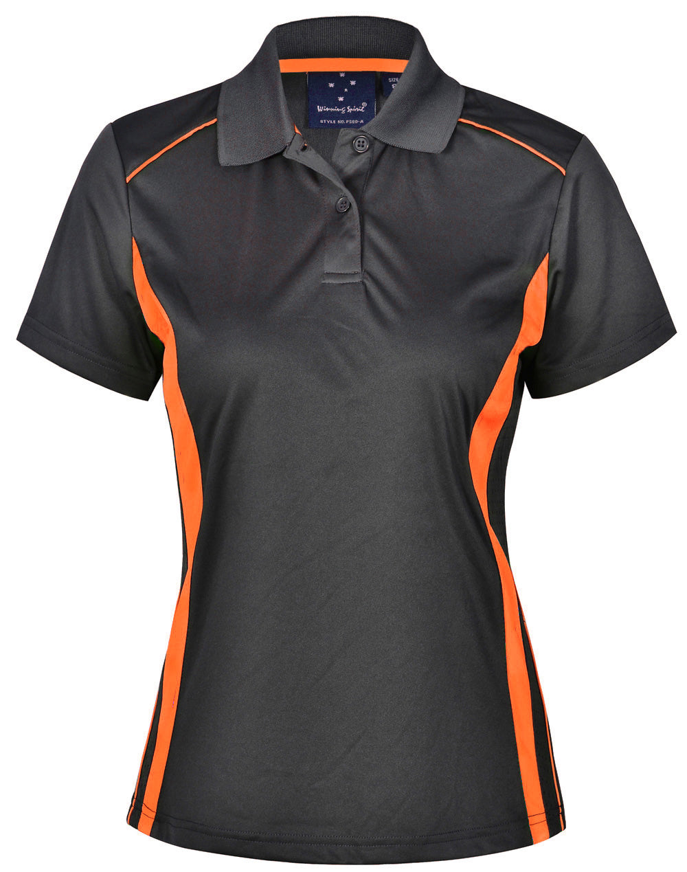 Winning Spirit Ladies' CoolDry Short Sleeve Contrast Polo-(PS80)