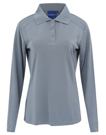 Winning Spirit Lucky Bamboo Long Sleeve Polo Ladies (PS90)