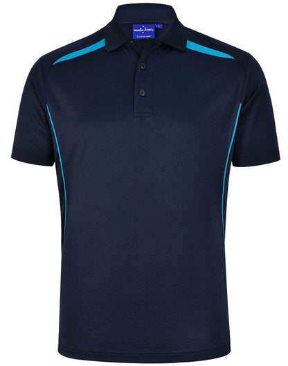 Winning Spirit Mens Sustainable Poly/Cotton Contrast SS Polo-(PS93)