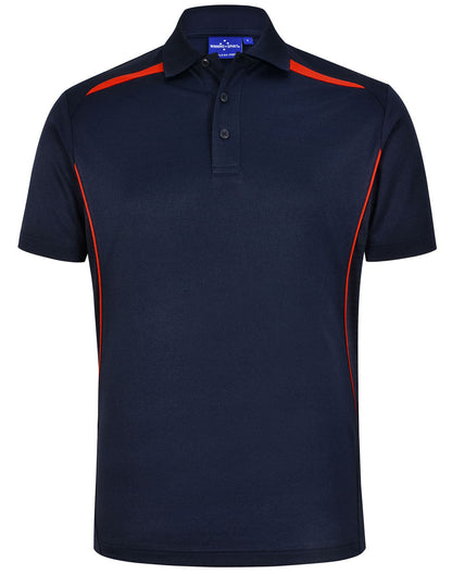 Winning Spirit Mens Sustainable Poly/Cotton Contrast SS Polo-(PS93)