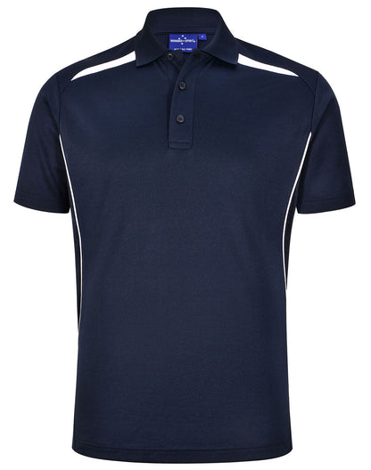 Winning Spirit Mens Sustainable Poly/Cotton Contrast SS Polo-(PS93)
