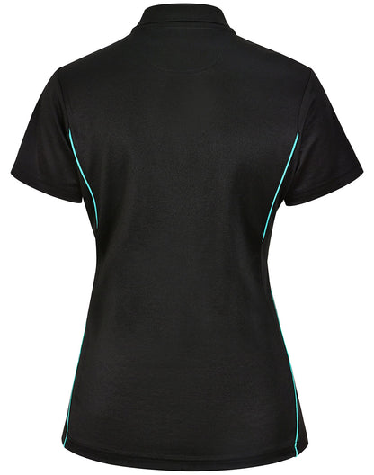 Winning Spirit Ladies Sustainable Poly/Cotton Contrast SS Polo 1st (10 colour)-(PS94)