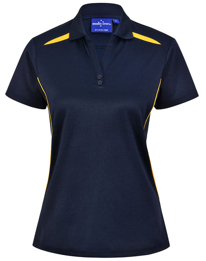 Winning Spirit Ladies Sustainable Poly/Cotton Contrast SS Polo-(PS94)