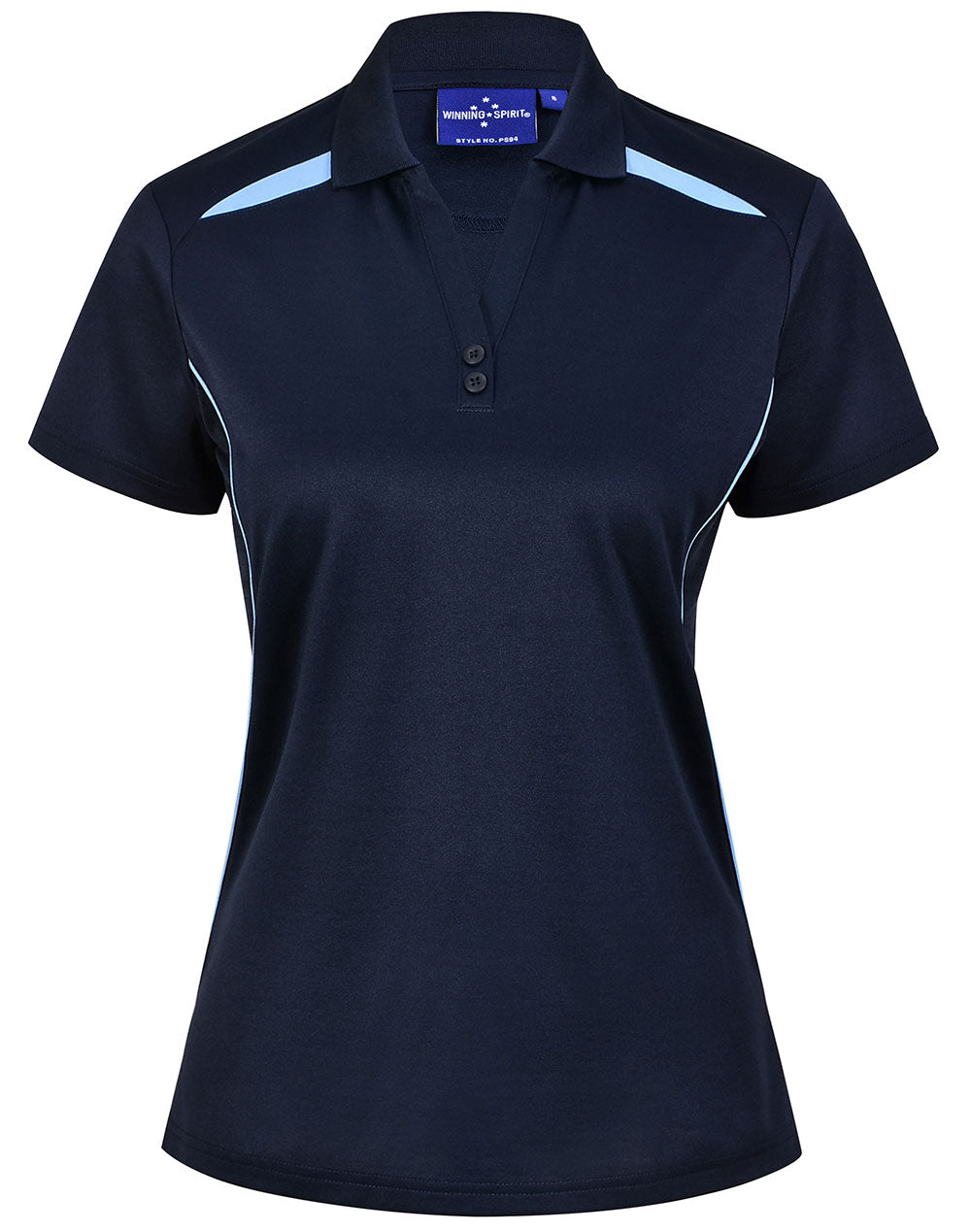 Winning Spirit Ladies Sustainable Poly/Cotton Contrast SS Polo-(PS94)