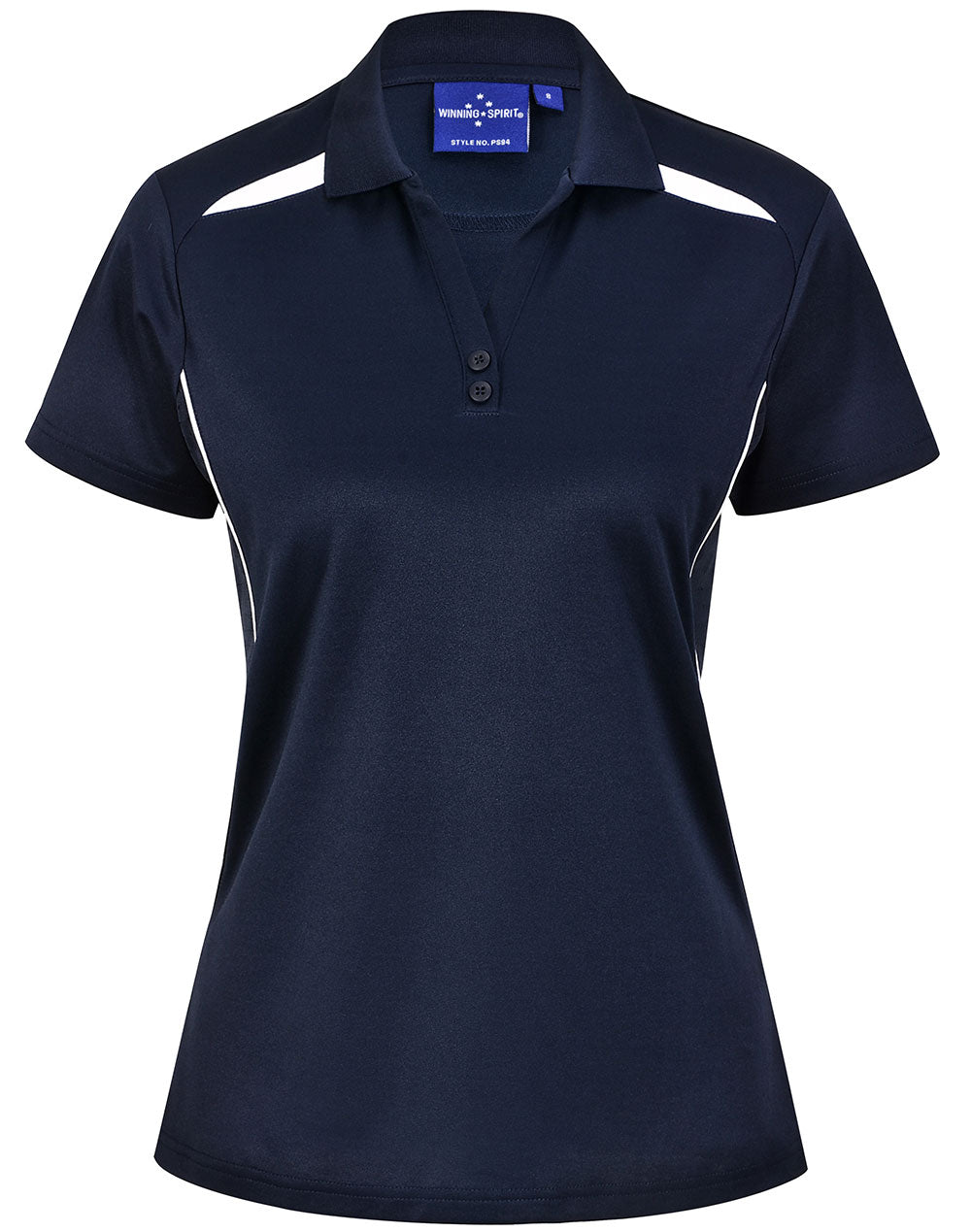 Winning Spirit Ladies Sustainable Poly/Cotton Contrast SS Polo-(PS94)