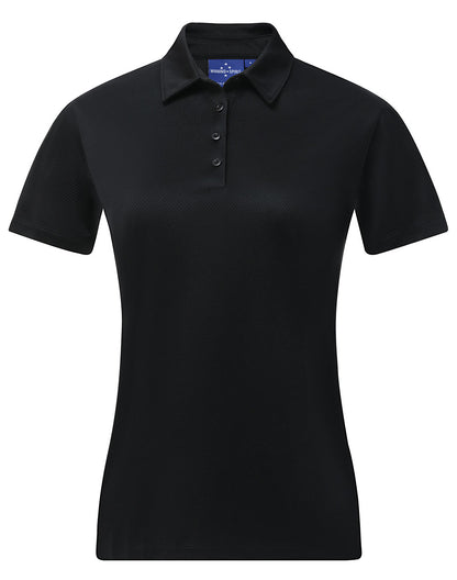 Winning Spirit Sustainable Jacquard Knit Polo Ladies (PS96)