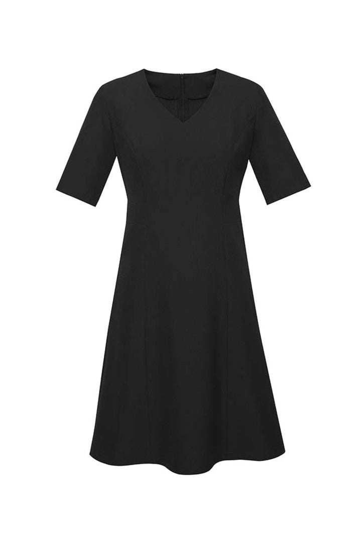 Biz Corporate Womens Siena Extended Sleeve Dress (RD974L)-Clearance