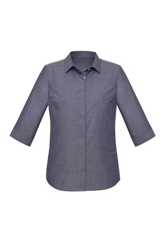 Biz Corporate Womens Charlie 3/4 Sleeve Shirt (RS968LT)-Clearance