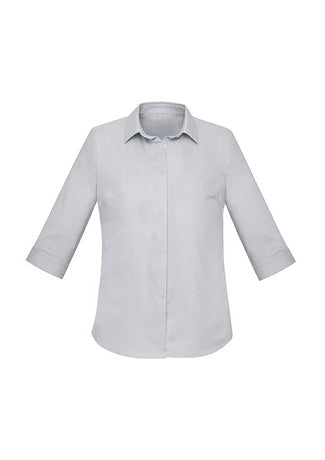 Biz Corporate Womens Charlie 3/4 Sleeve Shirt (RS968LT)-Clearance